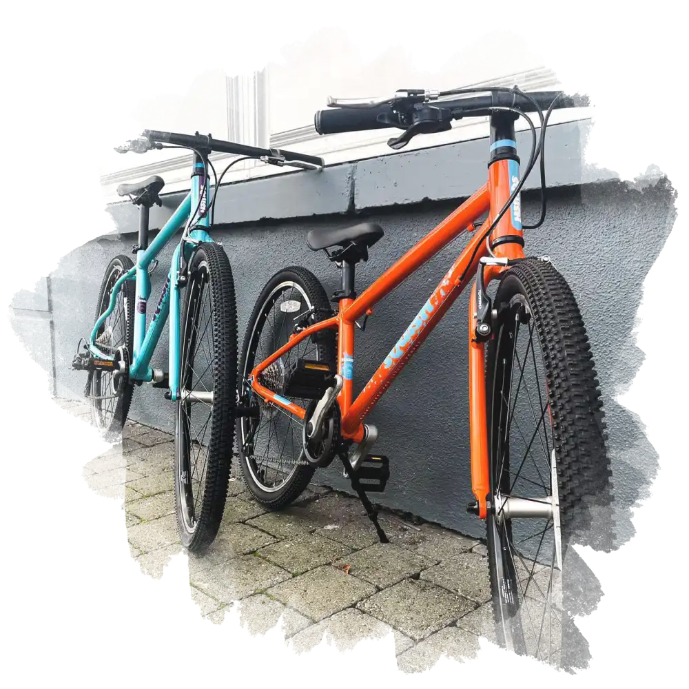 Standard bikes for hire at Southeast Greenway Bike Hire