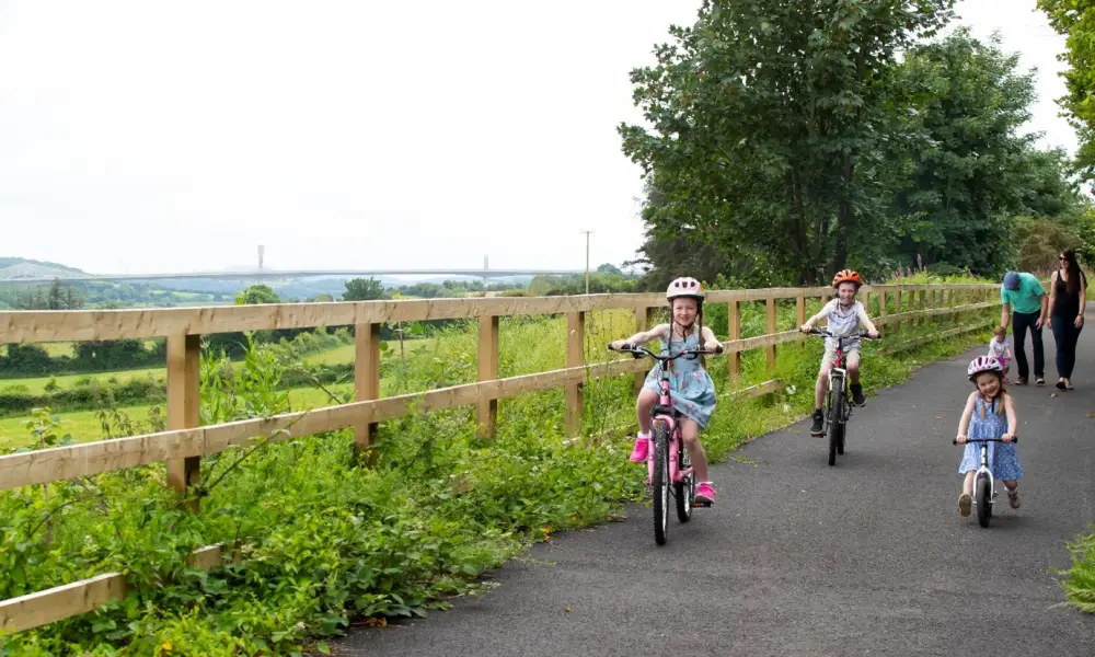 Birthday adventure with a fun group cycle along the South East Greenway.