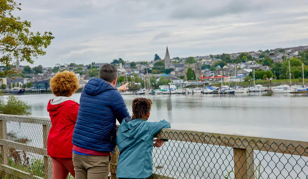 Family at Southeast Greenway, Co Wexford